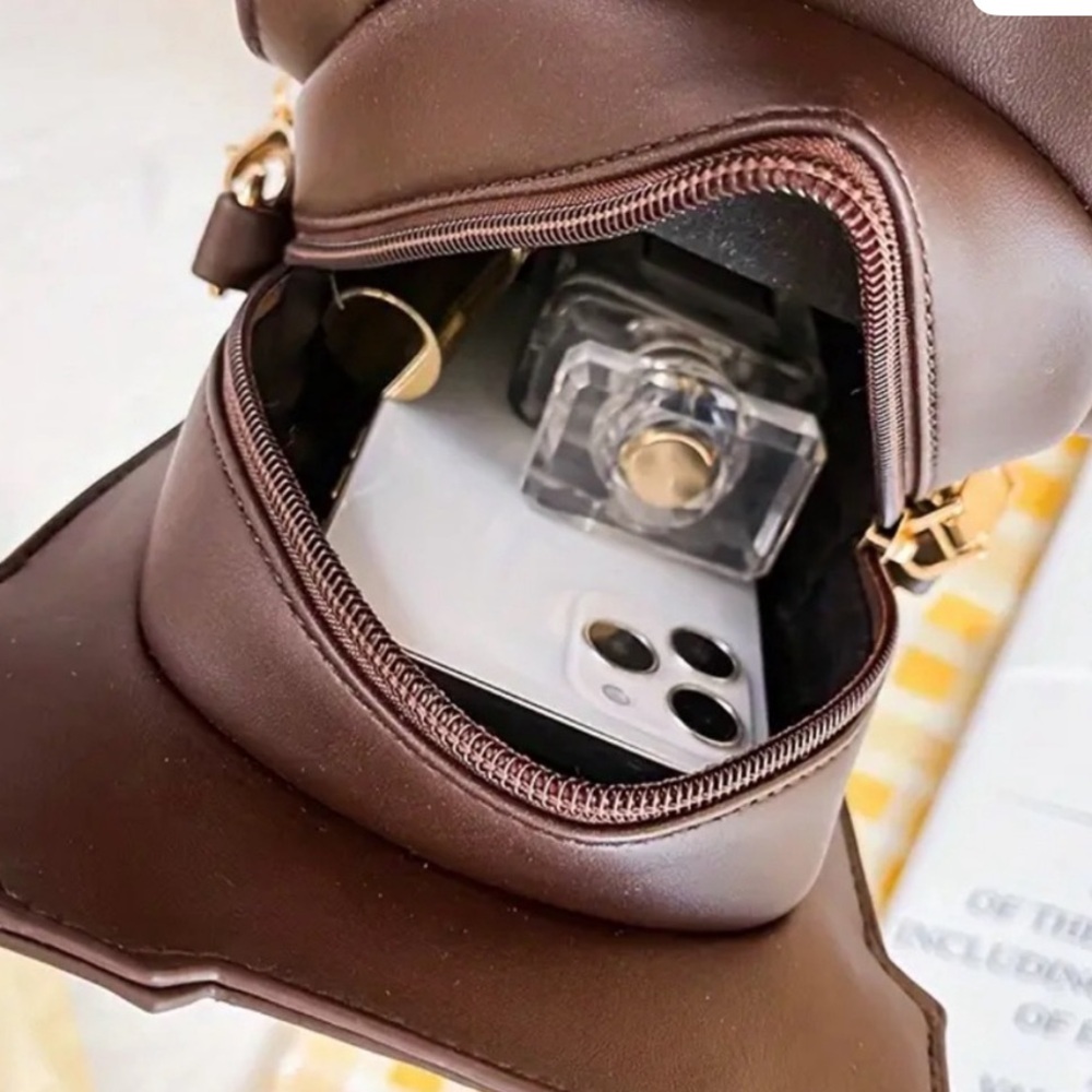 To-Go Coffee Cup Crossbody Bag Faux
Leather New - Picture 5 of 5
